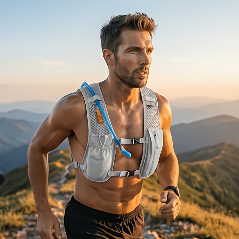 Running Gear Vest - Gilet da Corsa Multitasche Leggero e