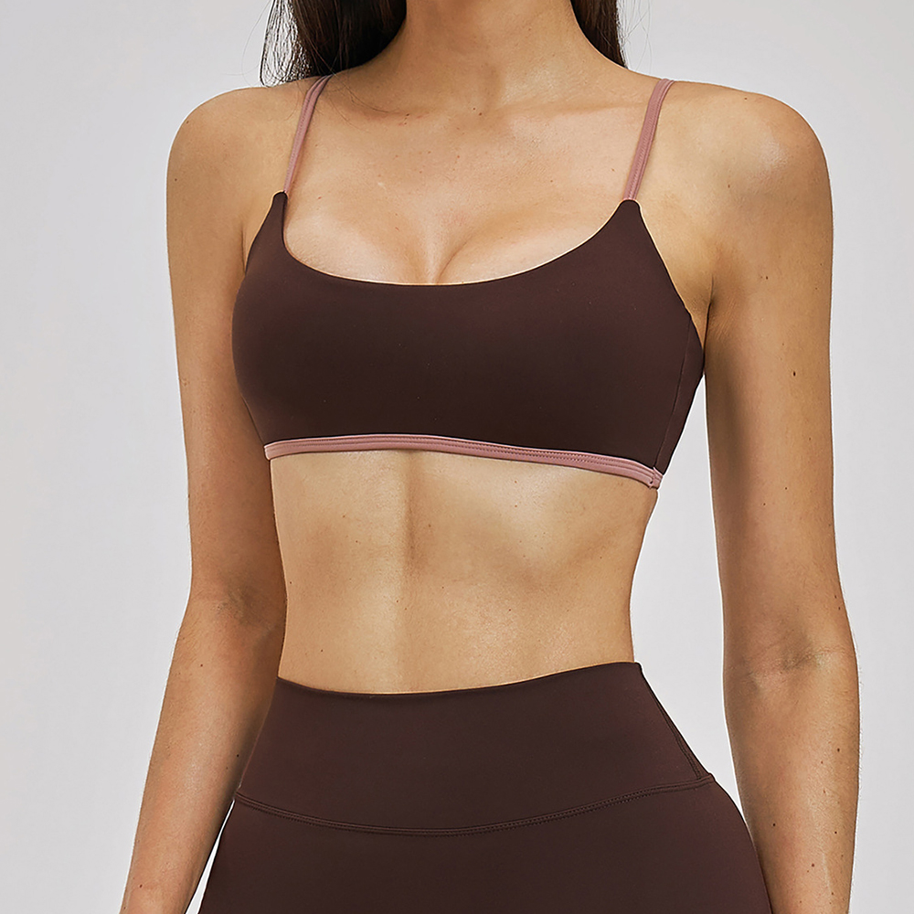Running Gear Vest - Reggiseno Sportivo Sexy da Donna, Push-Up,