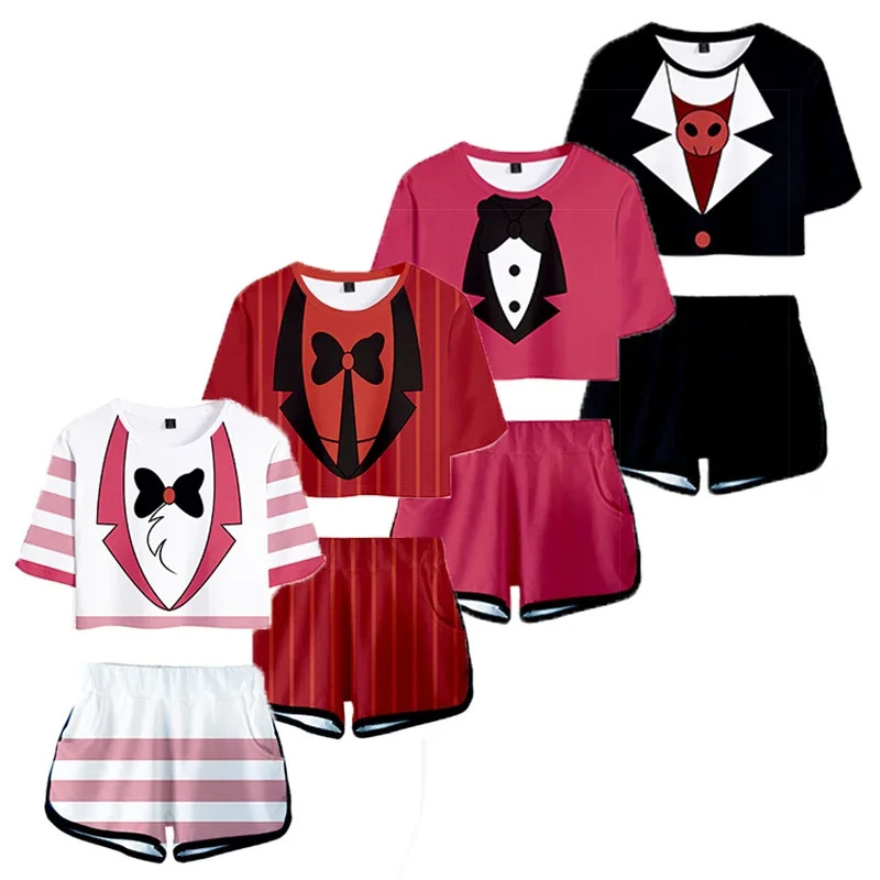 Head Gear Running - Ainiel Hazbin Costume Cosplay Abbigliamento T-shirt