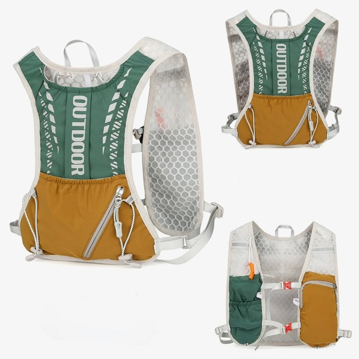 Running Gear For Marathon - Zaino Professionale per Corsa Cross-Country, Borsa