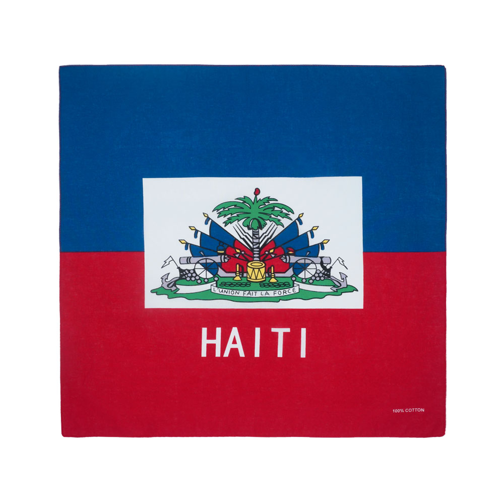 Running Gear Gifts For Men - Bandiera di Haiti Bandana 100% cotone