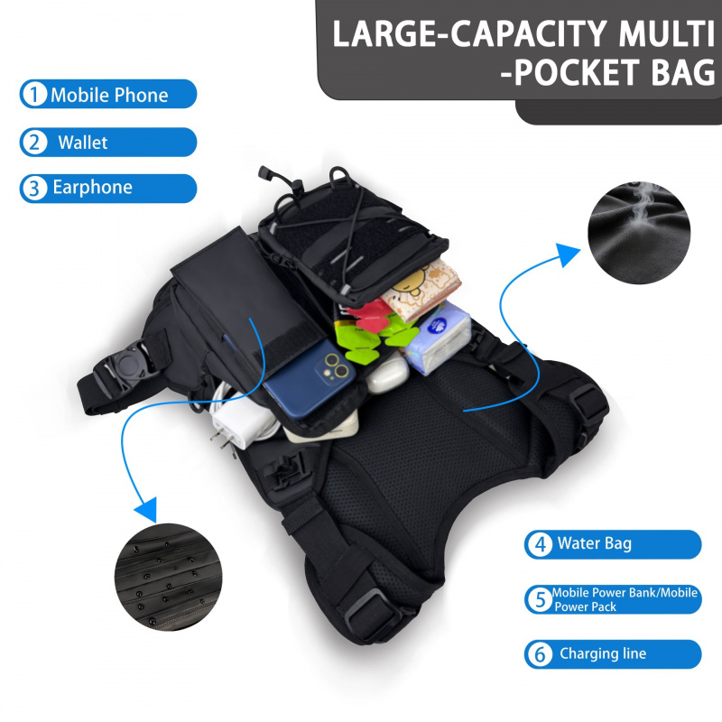 Nuovo Gilet Tattico 2026 con S - Running Gear Bag For Men recensione e prezzo